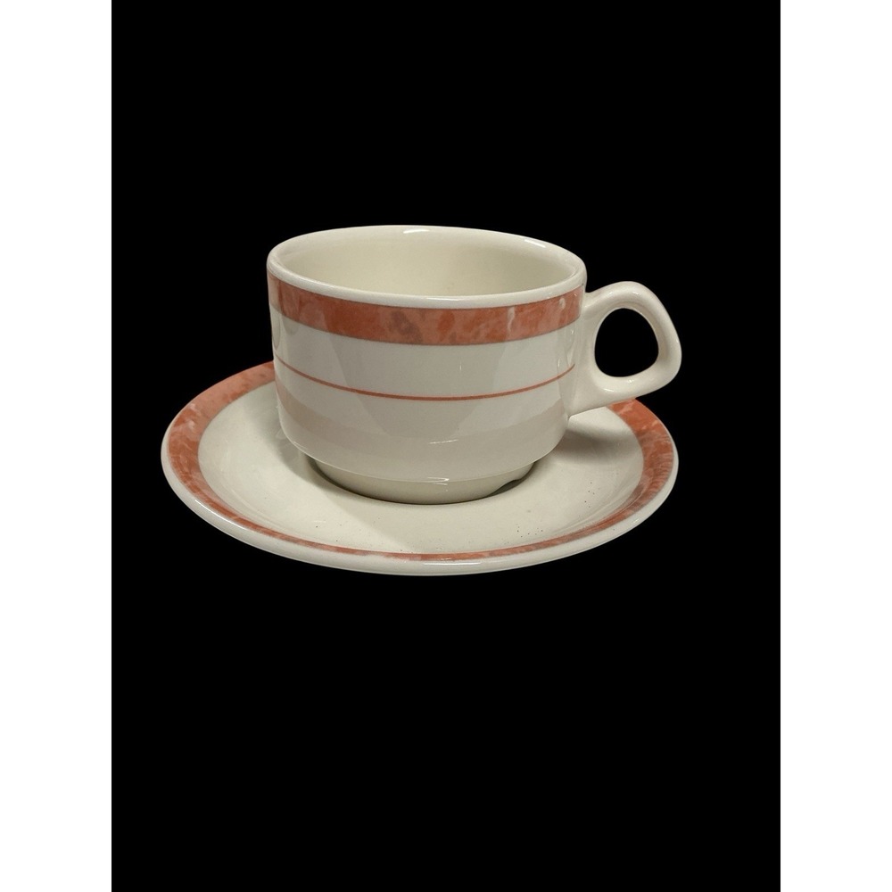 Villeroy & Boch Beaulieu Expresso Cup & Saucer Vitro Porcelain Luxembourg